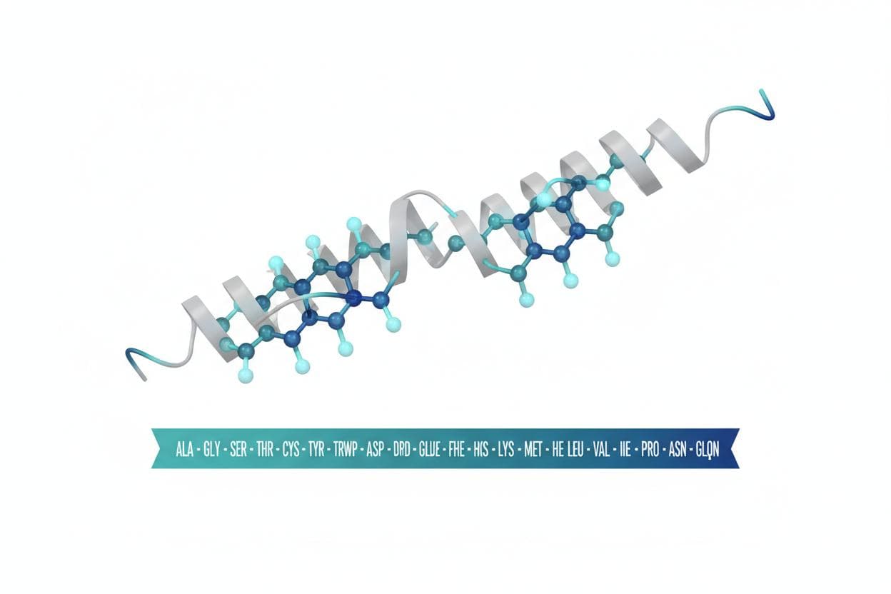 Molecular structure of therapeutic peptides